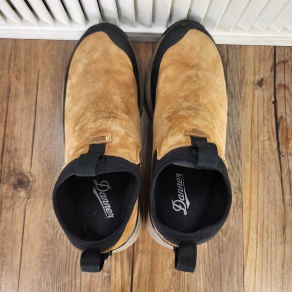 Danner Arctic 600 5" 200g Chelsea Boots Mens Sz 9 Brown Suede Waterproof Vibram - Picture 5 of 9